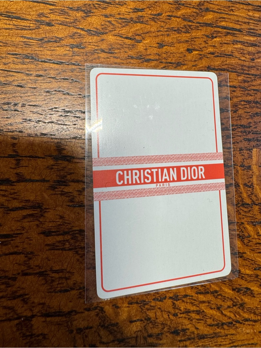 Christian Dior Riviera Limited Edition Playing Card - Five of Clubs